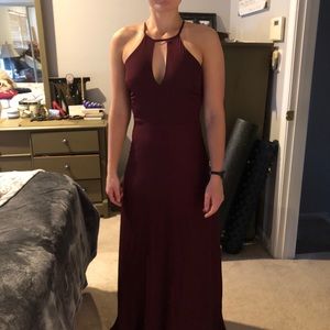 Lulus Burgundy Dress